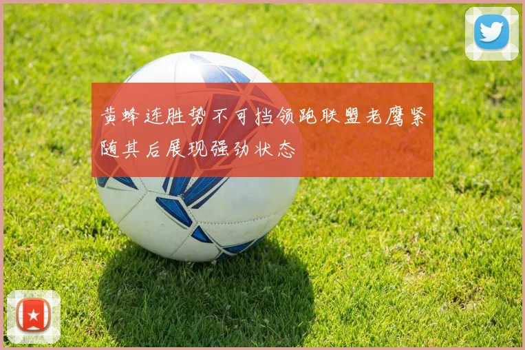 黄蜂连胜势不可挡领跑联盟老鹰紧随其后展现强劲状态